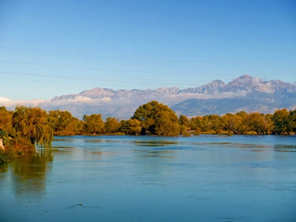 Le lac Skadar au nord de l'Albanie