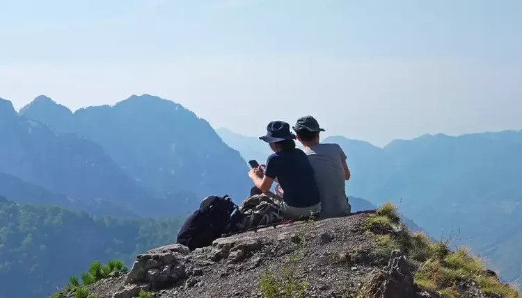 Au sommet des Alpes albanaises