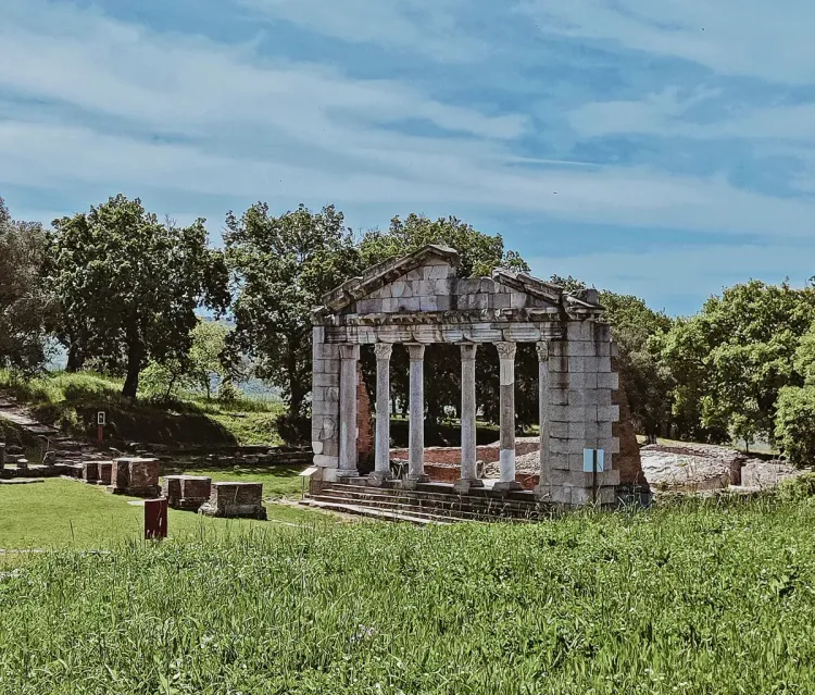 Le site archéologique d'Apollonia, Albanie