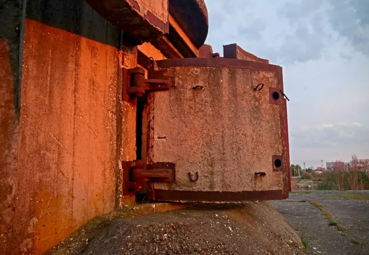 Les bunkers albanais (détail)
