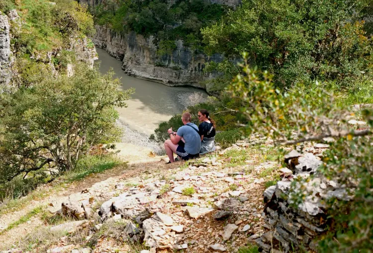 Le Canyon d'Osum dans la région de Berat, Albanie