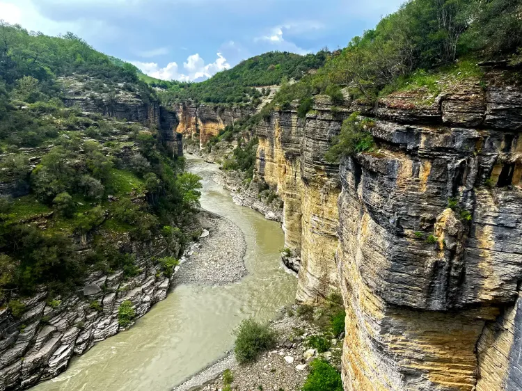 Le Canyon d'Osum dans la région de Berat, Albanie