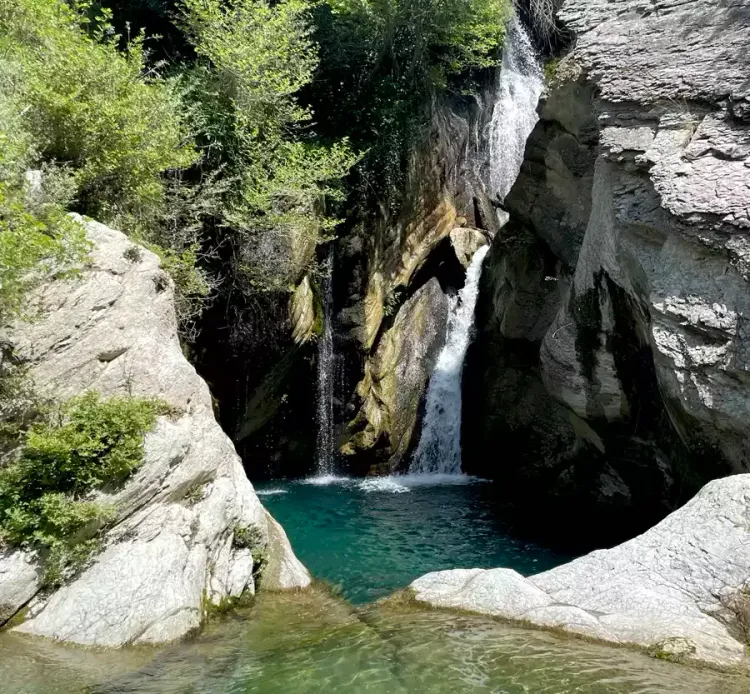 La cascade Bogove dans la région de Berat