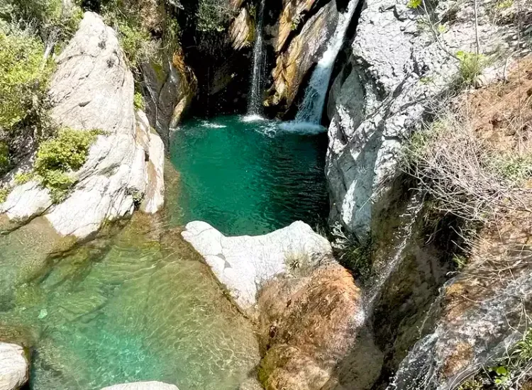 La cascade Bogove dans la région de Berat