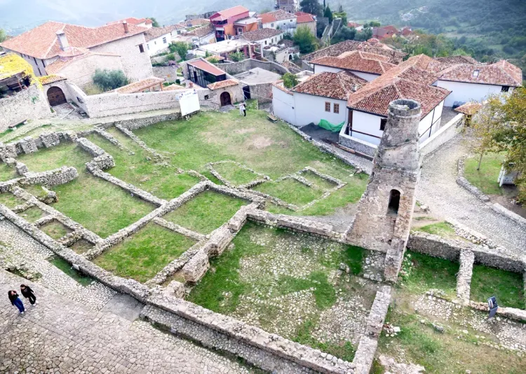 Le château de Kruja, Albanie