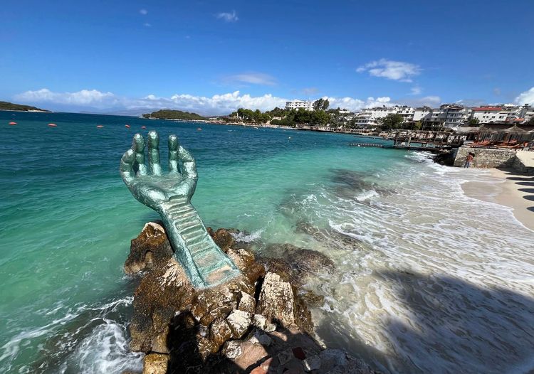 Le bras de Ksamil, les plages de Ksamil en Albanie