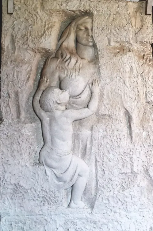 La sculpture de Rozafa dans la forteresse, Shkoder