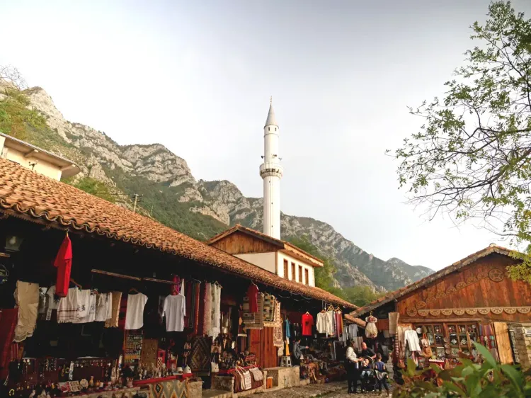 La Mosquée de Bazaar à Kruja