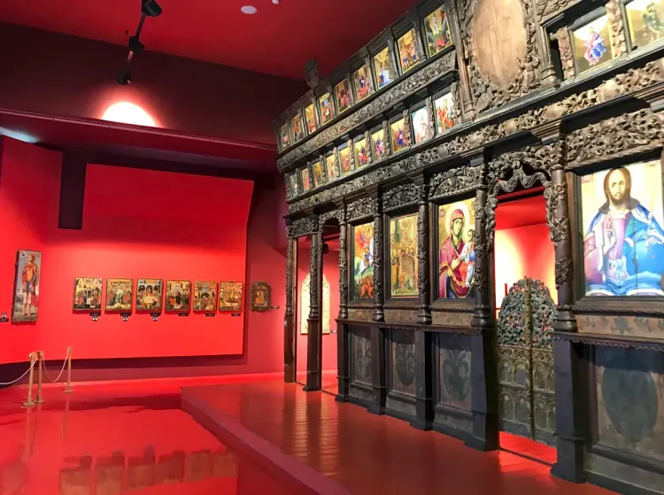 Le musée national d'Art Médiéval à Korça, Albanie