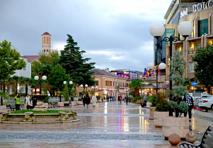 Le centre ville de Shkoder
