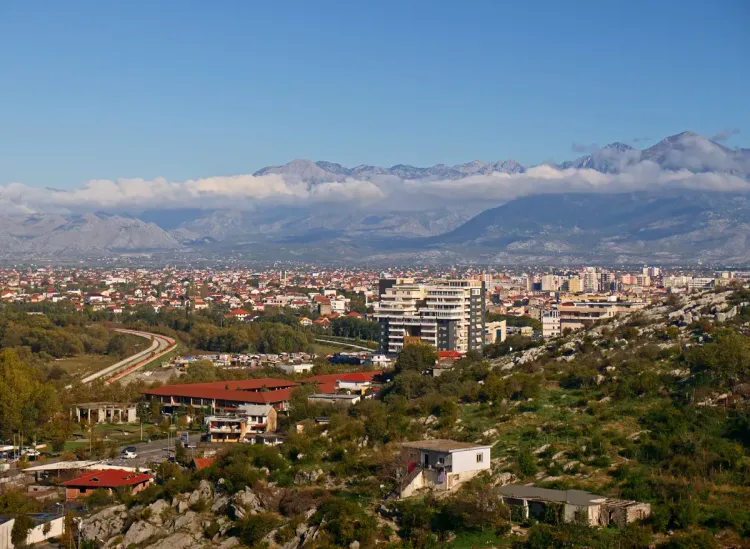 La ville de Shkodra (Shkodër), Albanie