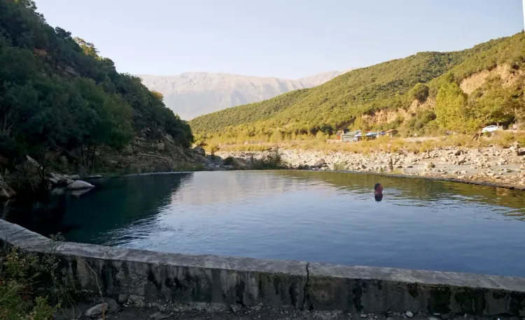 Les sources thermales de Benje, Albanie