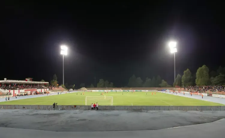 La stade Skanderbeg à Korça