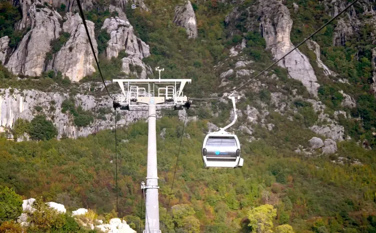 Dajti Express, le téléphérique pour aller au mont Dajti, Tirana