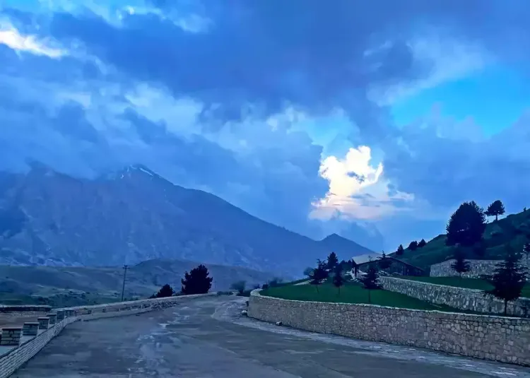 La montagne Tomorr, la région de Berat, Albanie