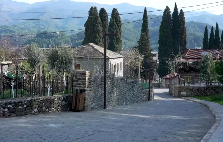 La vieille ville de Permet, Albanie