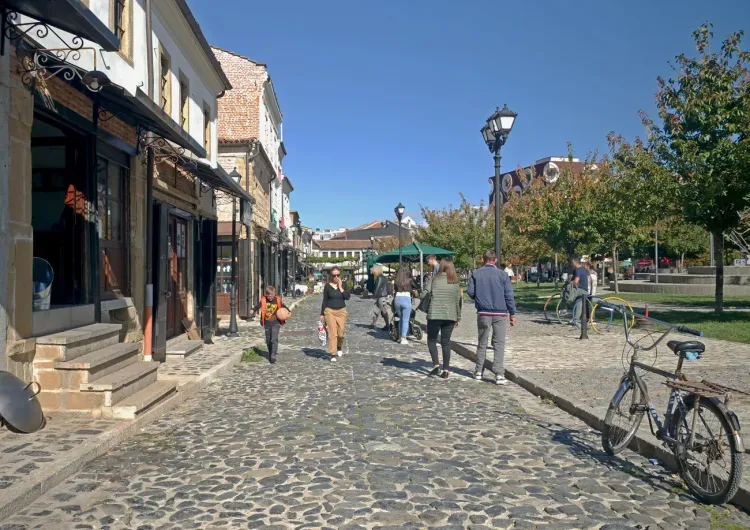 Le quartier du Vieux Bazar de Korça