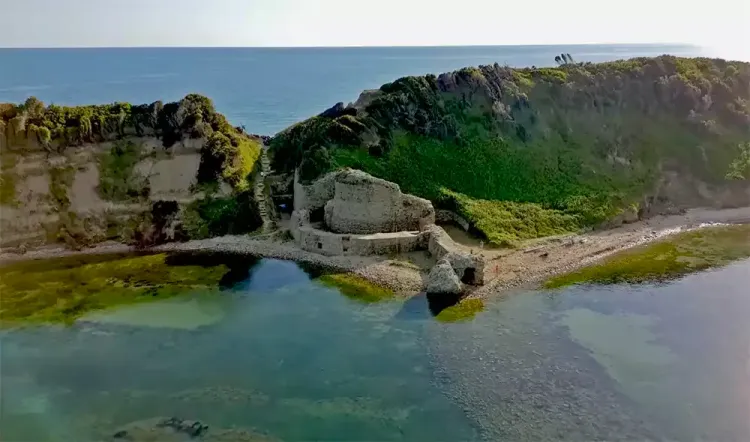 Le cap de Rodon (Kepi i Rodonit) en Albanie