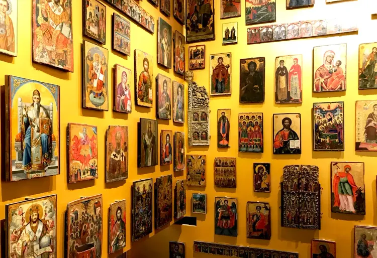 Le musée national d'Art Médiéval à Korça, Albanie