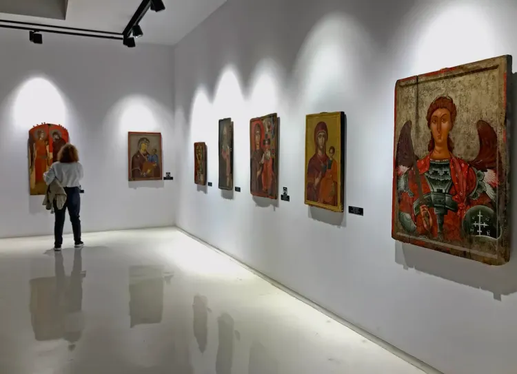 Le musée national d'Art Médiéval à Korça, Albanie