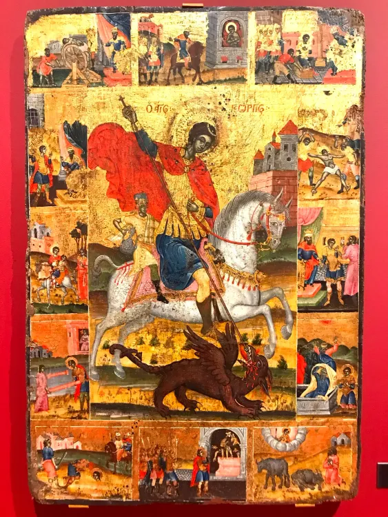 Le musée national d'Art Médiéval à Korça, Albanie