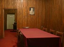 Le bureau d'Enver Hoxha dans le musée BunkArt 1, Tirana, Albanie